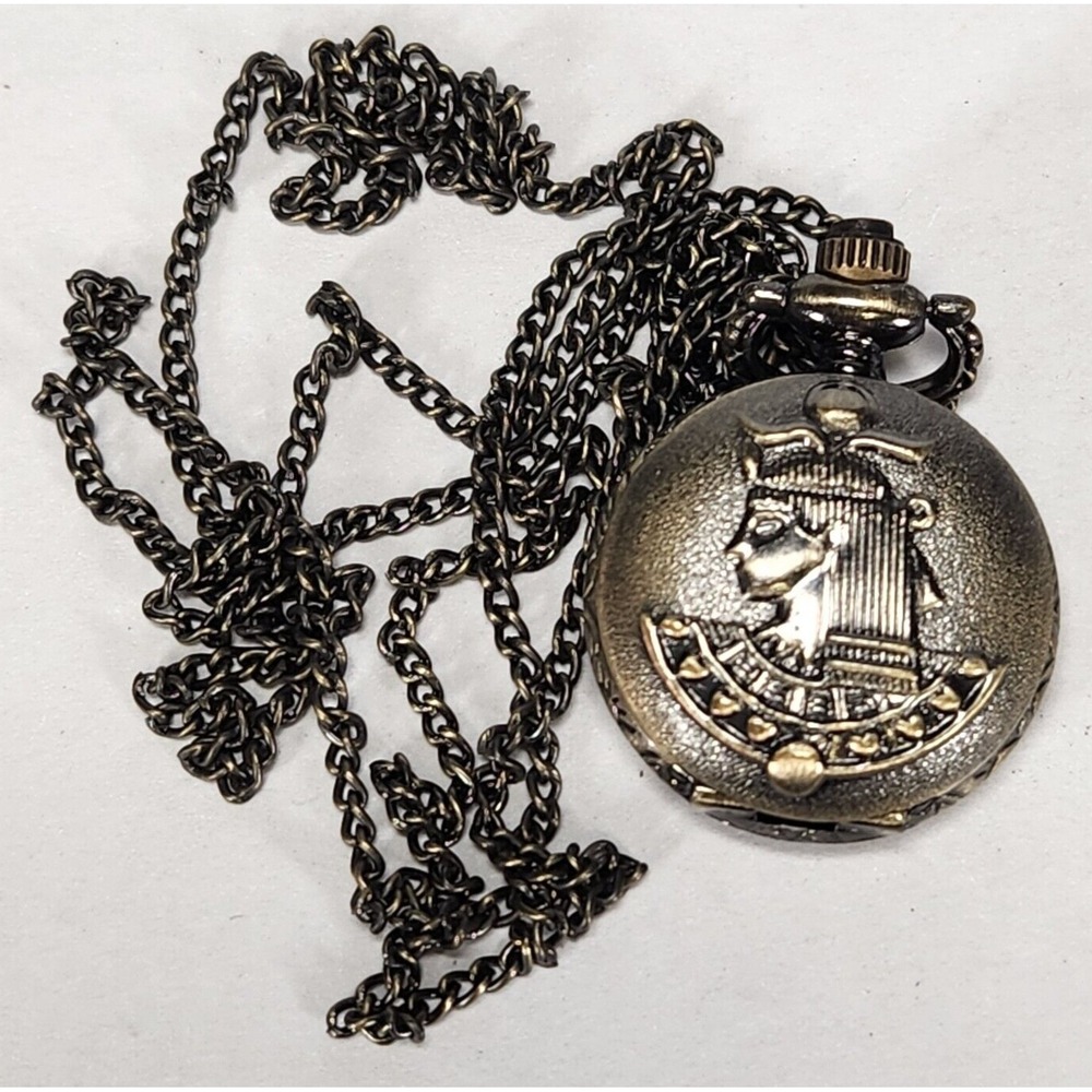 Mini Cleopatra Pocket Watch / Egyptian Queen / Steampunk Costume